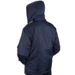 104- Hooded Windbreaker With Inner Padding - Navy Blue (উইলসন জ্যাকেট - নেভি ব্লু) - Image 3