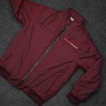 Biker Special Prada Jacket - Maroon - Image 4