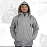 102- Hooded Windbreaker With Inner Padding - Ash (উইলসন জ্যাকেট - অ্যাশ)